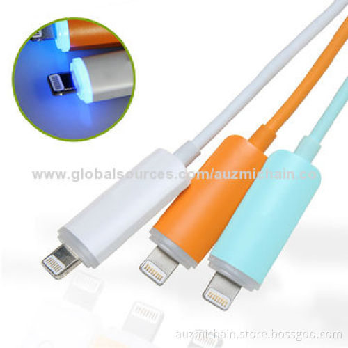 Most Popular Lighting LED Cables for iPhone 5/5S/5C/iPad Mini, 1m Length, Easy to Use